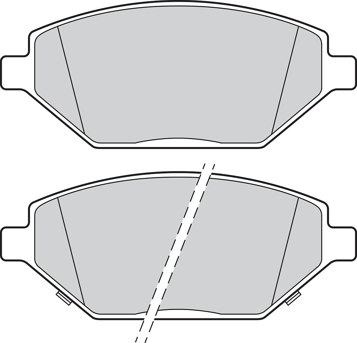 Jeu de 4 plaquettes de frein VALEO ref. 302892